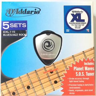 สายกีต้าร์ไฟฟ้า 5Set Daddario EXL115 Blues/Jazz Rock