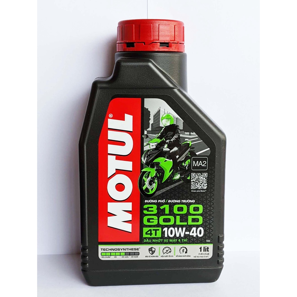 Motul 3100 Gold 10W40 น้ํามันพรีเมี่ยมสําหรับรถยนต์เกียร์ธรรมดาและเกียร์ธรรมดา
