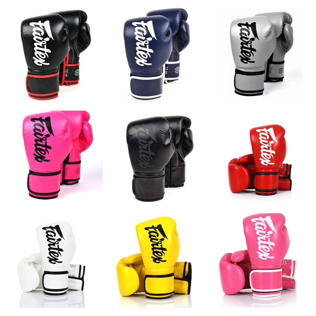 นวมชกมวย แฟร์เท็กซ์ Fairtex Muay Thai Boxing Gloves BGV14 traning ซ้อมชก น้ำหนักเบา 10 12 14 16 oz Pls place 1pair/order