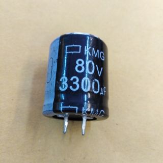 C.คอนเด​นเซอร์​ #3300​/80V ตัวเตี้ย