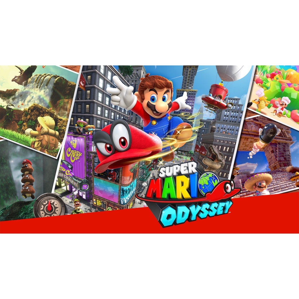 [โค้ด shopee ลด 15%] Nintendo Switch Super Mario Odyssey (Asia) (EN) แผ่นเกมส์ มือ1 พร้อมส่ง