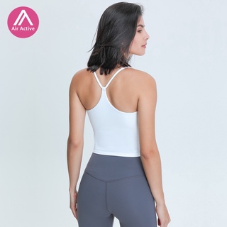 Air Active  [Padded] สปอร์ตบรา ครอปท็อป สําหรับผู้หญิง ใส่ออกกําลังกาย เล่นโยคะ วิ่ง DT038 ST