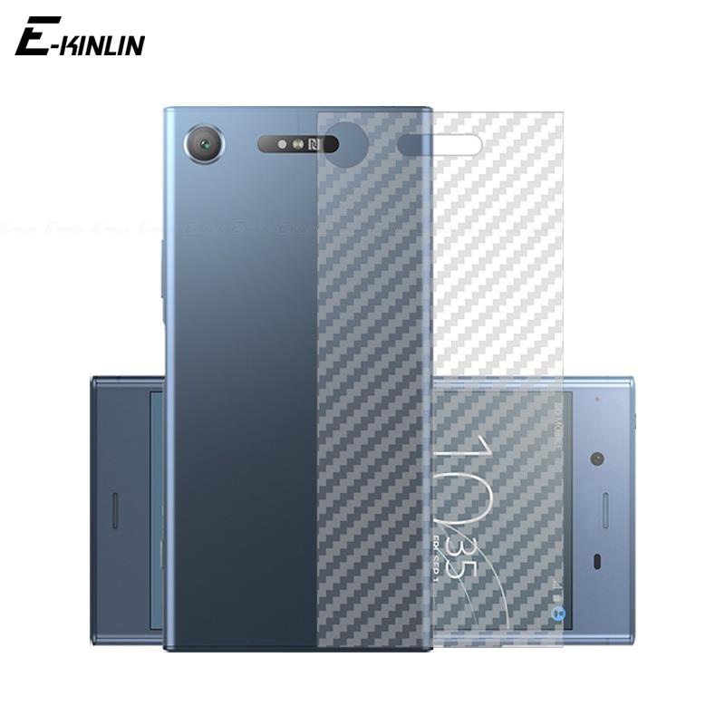 ฟิล์มกันรอยหน้าจอ คาร์บอนไฟเบอร์ 3D สําหรับ Sony Xperia XZ3 XZ2 XZ1 XZ X Z3 Z5 Compact Premium Not Tempered Glass 5 ชิ้นต่อล็อต