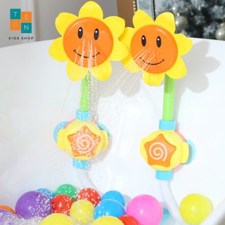 [ TP-Sun ] Bath Fun ฝักบัวทานตะวัน รุ่นใส่ถ่าน ของเล่นในห้องน้ำ ฟินสุดๆ  ฝักบัวออโต้