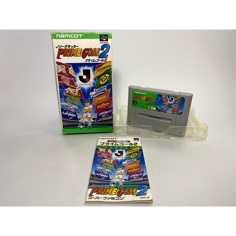 ตลับแท้ Super Famicom(japan)  J.League Soccer Prime Goal 2