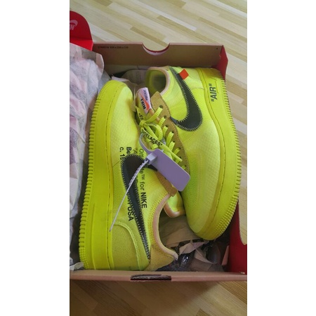 OFF WHITE NIKE AIR FORCE 1 VOLT (ของแท้100%)