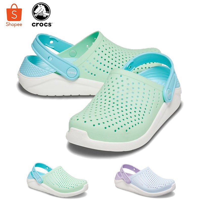 Crocs literide junior สัมผัสความนุ่มสุดฟินจากคอลเลคชั่นใหม่ LiteRide ของแท้ เหมาะสำหรับเด็กๆ สินค้าม