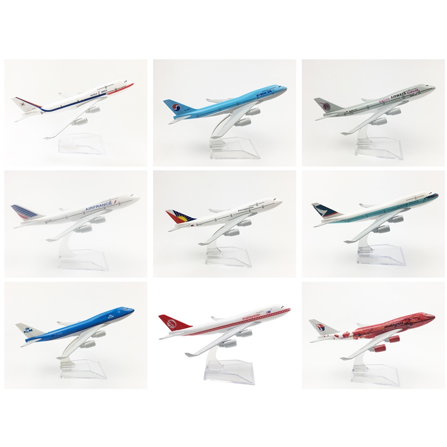 เครื่องบินรุ่น 16CM Boeing B747 series alloy solid Model เครื่องประดับเครื่องบิน