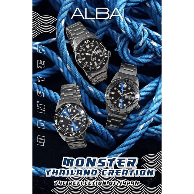 นาฬิกาข้อมือ ALBA Monster Thailand Creation รุ่น AL4353X1 / AL4353X AL4355X1 / AL4355X AL4357X1 / AL