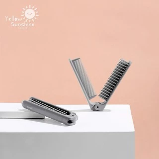 KINEPIN หวีและแปรงพกพากะทัดรัด 2 In 1 หวีพับได้ ติดกระเป๋าสบาย KINEPIN Foldable Comb and Brush