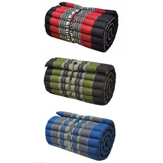 Thai Mattress Mat Cushion Kapok100% Filled Thai Roll Up Mattress Camping Kapok100%