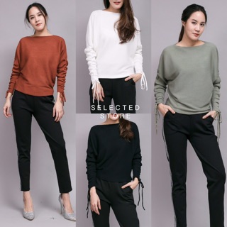 Furl Sleeves Knit Top