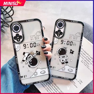 เคสซิลิโคนนิ่ม ลายการ์ตูนนักบินอวกาศ สําหรับ Huawei P30 P40 P50 Mate 20 30 40 Pro