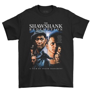 เสื้อยืด พิมพ์ลายภาพยนตร์ Shawshank Redemption