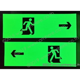 📌Glow Sticker-GP20 GREEN สติ๊กเกอร์เรืองแสงสีเขียว (Certified PSPA Class-D)