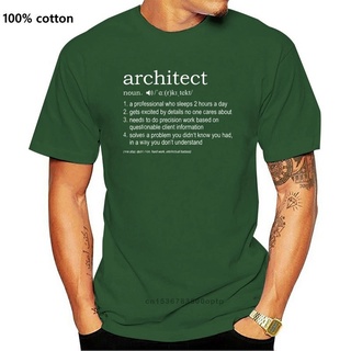 [COD]เสื้อยืดคอกลม ผ้าฝ้าย 100% พิมพ์ลาย Architect Defined แฟชั่นฤดูร้อน สําหรับผู้ชายS-5XL