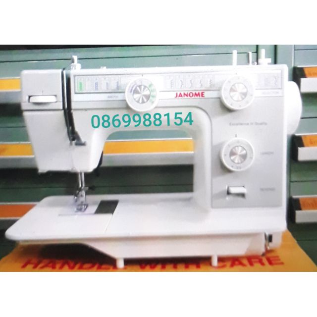 จักรกระเป๋าหิ้ว JANOME 721 จักรซิกแซก จักรทำลวดลาย จักรถักรังดุม ติดกระดุม จักรซิกแซก จาโนเม่ (เฉพาะ