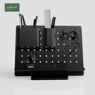 Pegboard Aluminium Desk Organizer  ชั้นวางของบนโต๊ะ