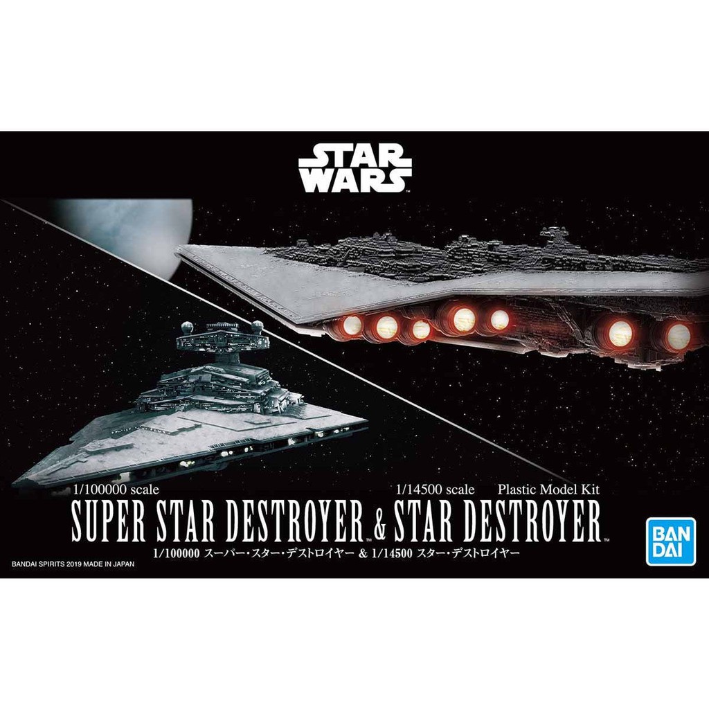 Star Wars : 1/100000 Super Star Destroyer &amp; 1/14500 : Star Destroyer