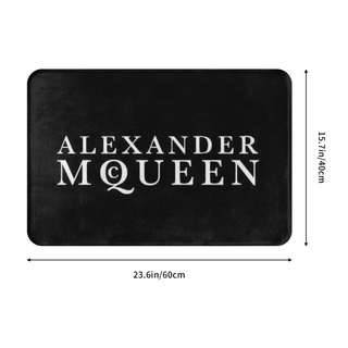 Alexander McQueen พรมเช็ดเท้า บ้าน พรม กลางแจ้ง 40 * 60 ซม. เสื่อกันลื่น พรมเช็ดเท้า กันลื่น สวน ทางเข้า พรมเช็ดเท้า ห้องครัว