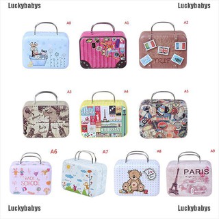 Luckybabys กระเป๋าเดินทาง โลหะ ขนาดเล็ก