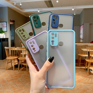 Camera Protection Phone Case Infinix HOT 10 9 Play Note 7 X690 X680 Smart 5 4 HD 2021 Casing Matte Translucent Shockproof Back Cover