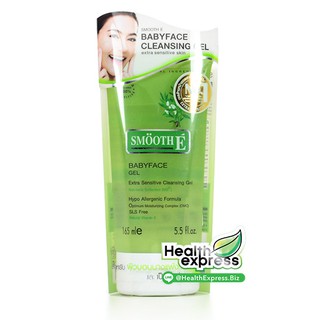 Smooth E Extra Sensitive Cleansing Gel 165 ml. 5.5 fl.oz. [ขนาดใหญ่]