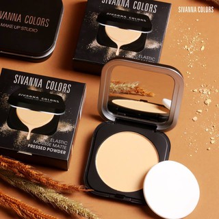 แป้งดินน้ำมัน Sivanna ELASTIC MOUSSE MATTE PRESSED POWDER 12g