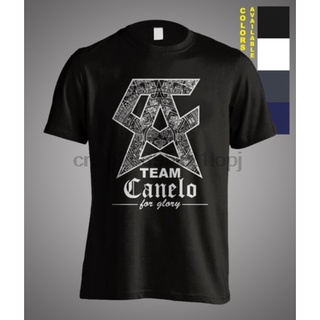 เสื้อผ้าผชใหม่ เสื้อยืดลําลอง แขนสั้น พิมพ์ลายทีม Canelo สําหรับ Honor Saul Alvarez Boxer Mexico MexicoS-5XL