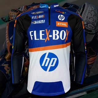 เสื้อแขนยาว MotoGP Flexbox HP40 เสื้อโมโตจีพี ทีม เฟล็กซ์บ็อกซ์ เอชพี40 #MG0077 รุ่น Moto2 แอร์รอน คาเน็ต#40 ไซส์ S-5XL
