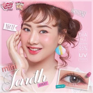 คอนแทคเลนส์🌈Mini Jeneth🌈 Brown / Gray (Kitty Kawaii) ขนาดมินิ💖