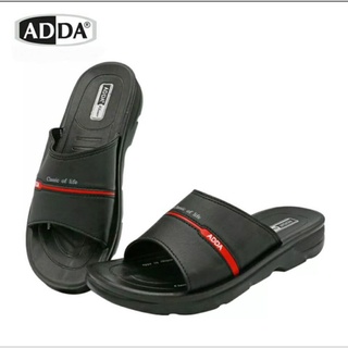 ADDA รองเท้า PU แบบสวม พื้นหนา 7C15 สีแดง 39-45