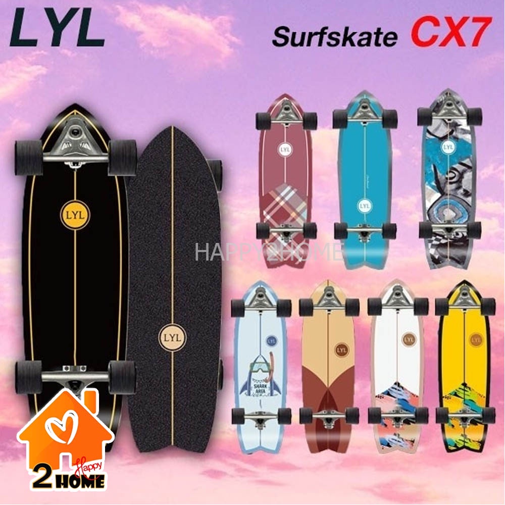LYL Surfskate Cx7 30.5 นิ้ว สเก็ตบอร์ด สเก็ตบอร์ดผู้ใหญ่ Surfskate พร้อมส่ง
