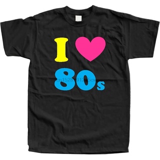 [S-5XL] ลดราคา เสื้อยืด ผ้าฝ้าย พิมพ์ลาย I Love The 80Ss Ne80 สําหรับแฟนซี