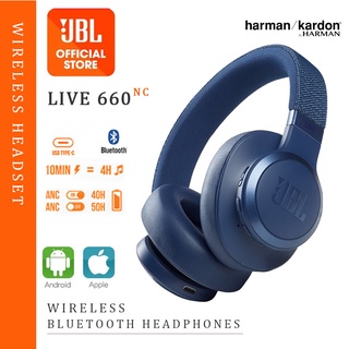 [Original]_JBL LIVE660NC หูฟังครอบหูมีส หูฟังเกมมิ่ง หูฟังซับวูฟเฟอร์_JBL Bluetooth Headphones หูฟัง_Jbl พร้อมไมโครโฟน