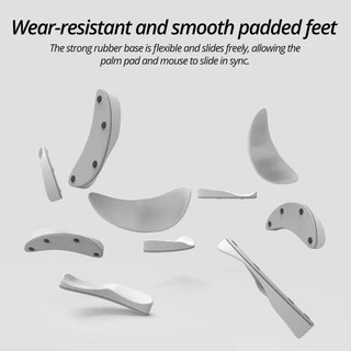 Ankndo แผ่นรองเมาส์ซิลิโคนเจลกันลื่นสําหรับเล่นเกมสํานักงาน Ergonomic Wrist Rest แผ่นรองข้อมือ ที่รองข้อมือเมาส์