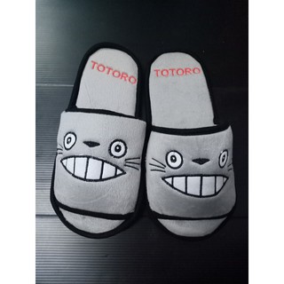 รองเท้าสลิปเปอร์ รองเท้าใส่ในบ้าน ของผู้ใหญ่ ขนาด 10นิ้ว ลาย TOTORO