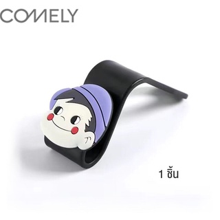 COMELY ตะขอแขวนของในรถ เบาะหลัง ลายการ์ตูน อุปกรณ์เสริมในรถ car hook