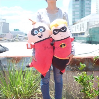 หมอนข้าง มินิ Jack Jack &amp; Bob Incredibles นุ่มนิ่ม 24นิ้ว