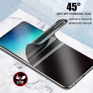 Anti-spy Privacy Soft Hydrogel ฟิล์มสำหรับ IPhone 12 Pro 11 X Xs Max Xr 7 8 Plus Se 2020 หน้าจอความเป็นส่วนตัวป้องกันฟิล์ม