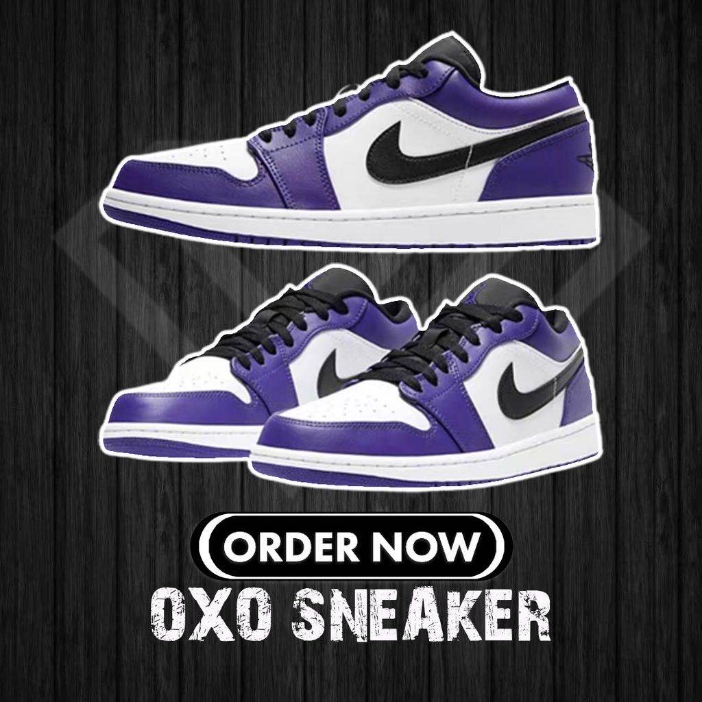 Nike Air Jordan 1 Low "Court Purple" Purple Toe