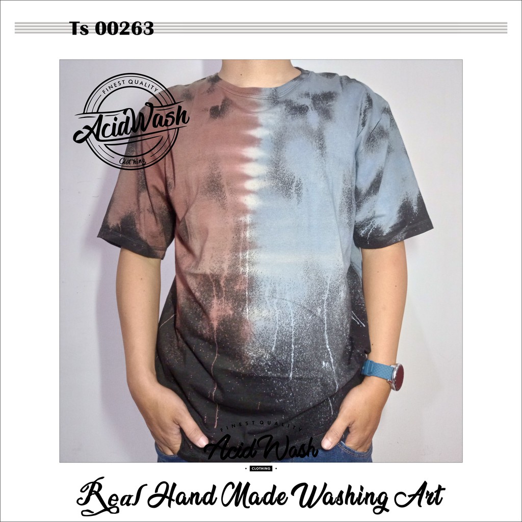 Baju KAOS WASHING/TIE DYE/SAND WASH/STONES WASH/POLOS/COTTON COMBED 24s/PREMIUM Tiedye