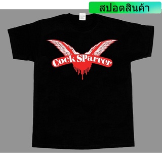 เสื้อยืด พิมพ์ลายปีกไก่ สไตล์พังก์ สตรีทพังก์ คลาสสิก สําหรับผู้ชาย QW246VB