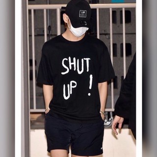 เสื้อยืด พิมพ์ลาย Eld Kpop V Taehyung Shut Up Combed 30s สําหรับเด็กผู้ชาย และเด็กผู้หญิง