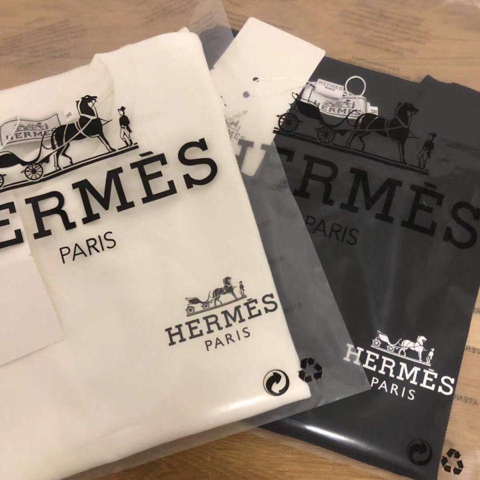 ใหม่ Hermes1 เสื้อยืดคอกลม แขนสั้น ผ้าฝ้าย พิมพ์ลาย ทรงหลวม สไตล์เกาหลี สําหรับผู้ชาย และผู้หญิง