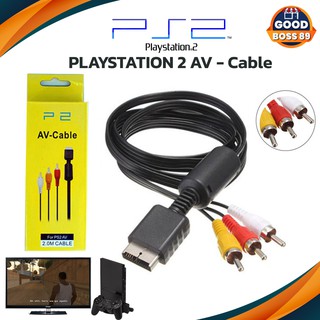 สาย AV PS1 PS2 PS3 Audio Video AV Cable Cord Wire to 3 RCA TV Lead for Sony Playstation PS1 PS2 PS3 goodboss89