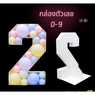 🇨🇳Pre-กล่องตัวเลขKT BOARDสีขาว0-9และA-Z