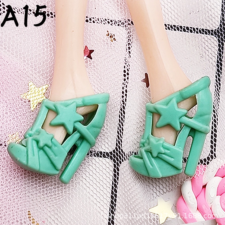 รองเท้าส้นสูง 30 ซม. อุปกรณ์เสริม สําหรับตุ๊กตาบาร์บี้ - รูปที่ 6