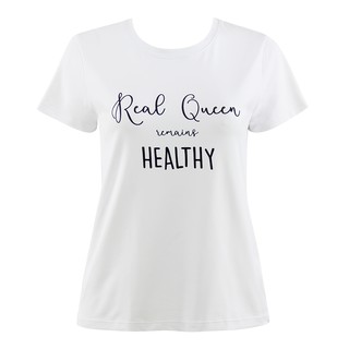 TA ACTIVE REAL QUEEN TOP เสื้อยืด T-SHIRT คอกลมแขนสั้น