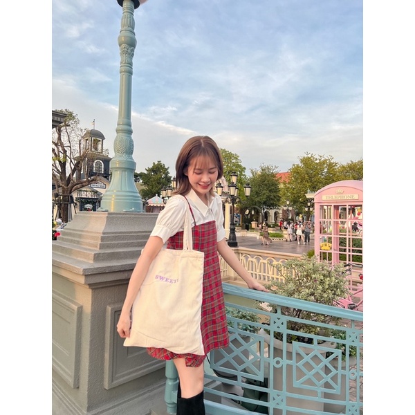 𝗖𝗼𝗿𝗱𝘂𝗿𝗼𝘆 𝗯𝗮𝗴 🧸กระเป๋าผ้าลูกฟูก  กระเป๋าผ้าลูกฟูกนุ่มๆ น่ารักมาก